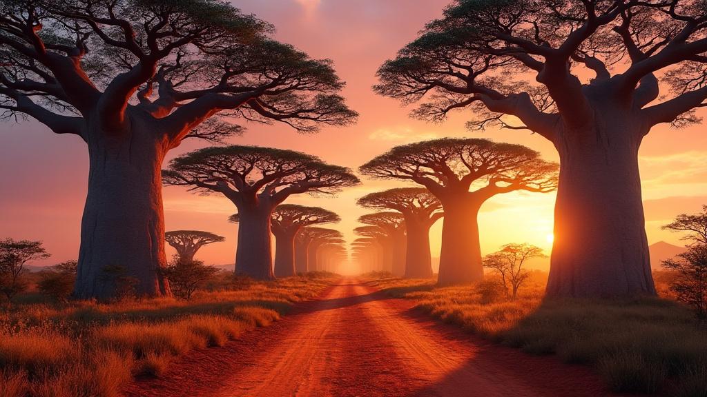 Baobab de Madagascar — paysage du terroir