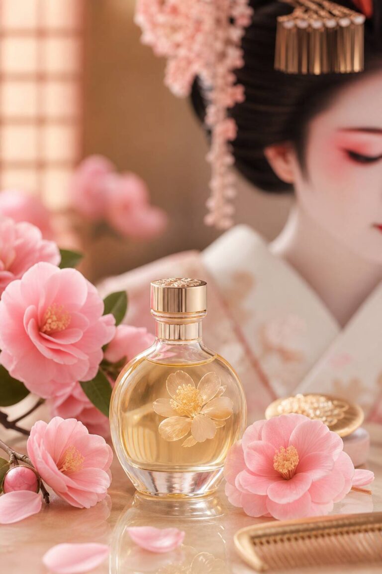 Huile de camélia - secret beauté des geishas japonaises