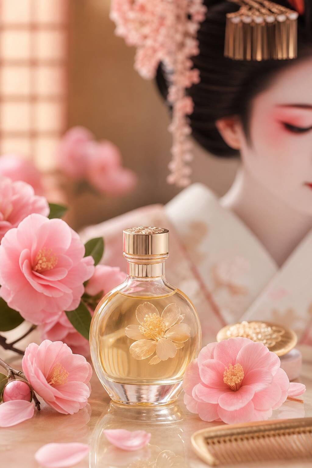 Huile de camélia : le secret de beauté des geishas
