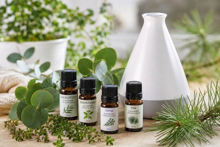 Huiles essentielles bronchite - eucalyptus et ravintsara