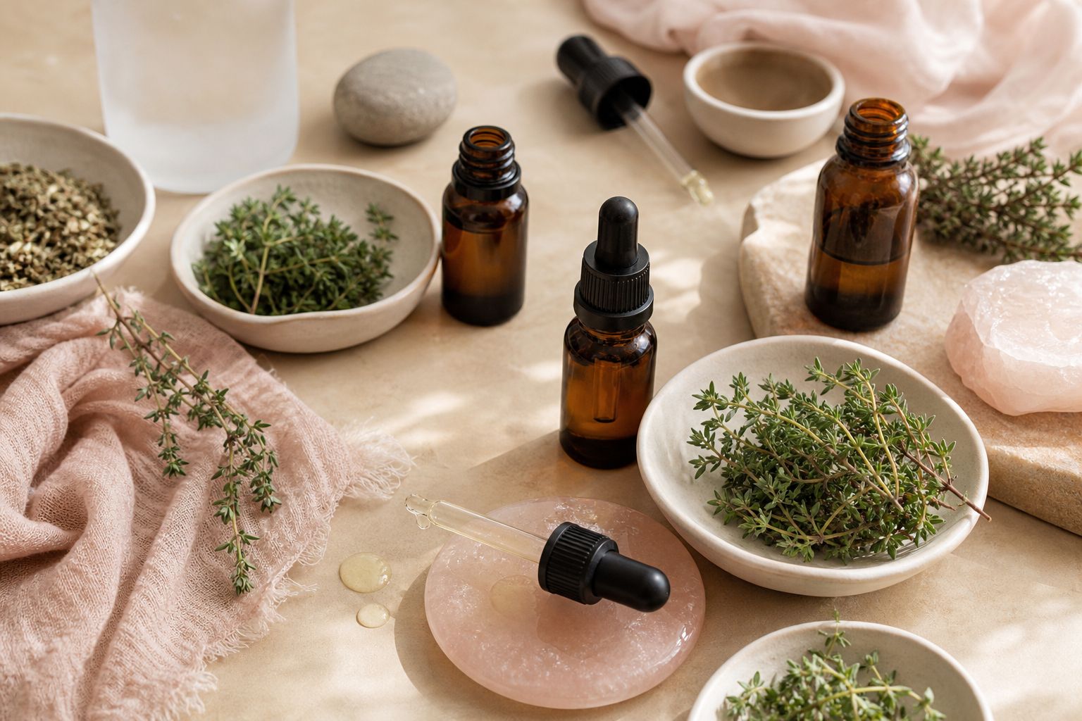 Huile essentielle de thym : laquelle utiliser selon le besoin